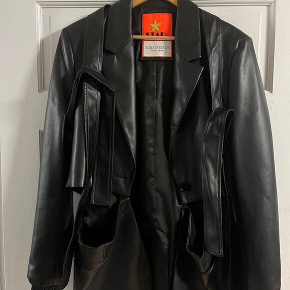 Mexican Designer vegan leather jacket - Picture 2 of 9